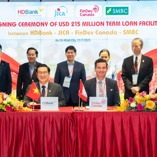 HDBank signing ceremony in Vietnam
